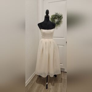 Cream corset dress